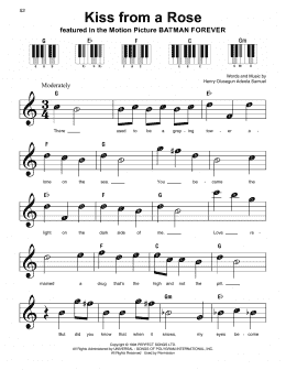 page one of Kiss From A Rose (Super Easy Piano)