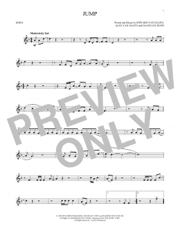 page one of Jump (French Horn Solo)
