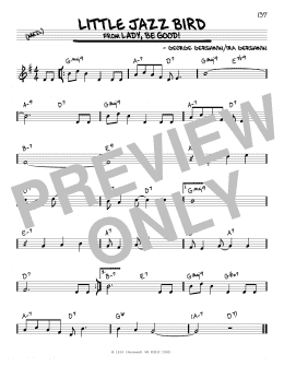 page one of Little Jazz Bird (Real Book – Melody & Chords)