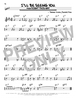 page one of I'll Be Seeing You (Real Book – Melody & Chords)