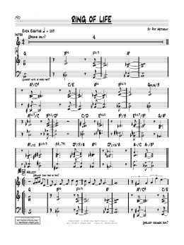 page one of Ring Of Life (Real Book – Melody & Chords)