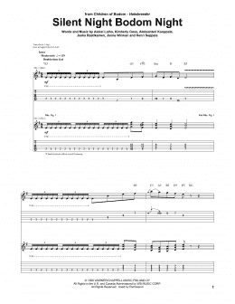 page one of Silent Night Bodom Night (Guitar Tab)