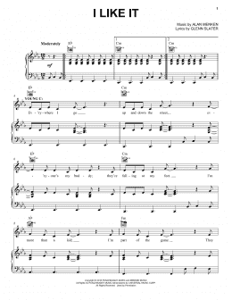 page one of I Like It (Piano, Vocal & Guitar Chords (Right-Hand Melody))