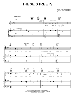 page one of These Streets (Piano, Vocal & Guitar Chords (Right-Hand Melody))