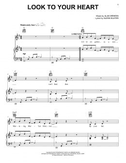 page one of Look To Your Heart (Piano, Vocal & Guitar Chords (Right-Hand Melody))