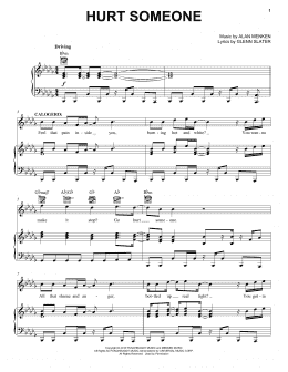 page one of Hurt Someone (Piano, Vocal & Guitar Chords (Right-Hand Melody))