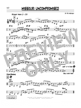 page one of Missouri Uncompromised (Real Book – Melody & Chords)