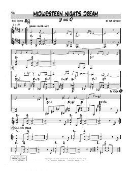 page one of Midwestern Nights Dream (Real Book – Melody & Chords)