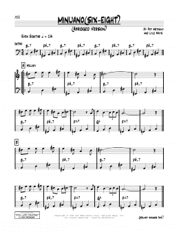 page one of Minuano (Six-Eight) (Real Book – Melody & Chords)