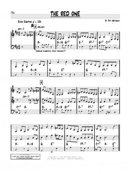 page one of The Red One (Real Book – Melody & Chords)