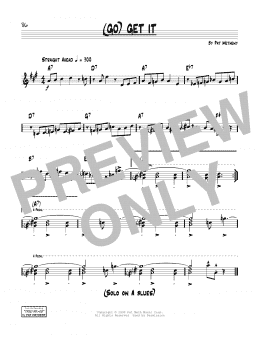 page one of (Go) Get It (Real Book – Melody & Chords)