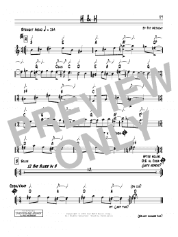 page one of H & H (Real Book – Melody & Chords)