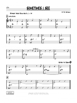 page one of Sometimes I See (Real Book – Melody & Chords)