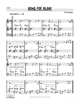 page one of Song For Bilbao (Real Book – Melody & Chords)