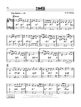 page one of James (Real Book – Melody & Chords)