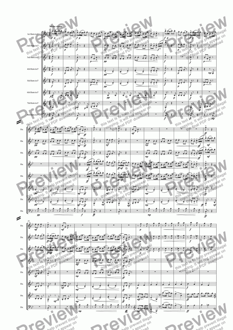 page one of Trepak - 8 Horns