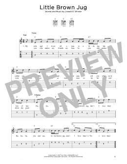 page one of Little Brown Jug (Solo Guitar)