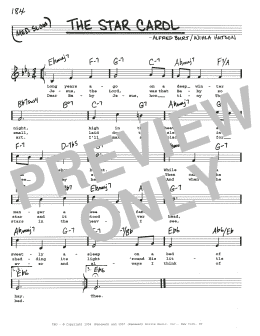 page one of The Star Carol (Real Book – Melody, Lyrics & Chords)
