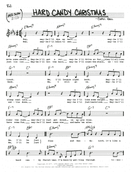 page one of Hard Candy Christmas (Real Book – Melody, Lyrics & Chords)