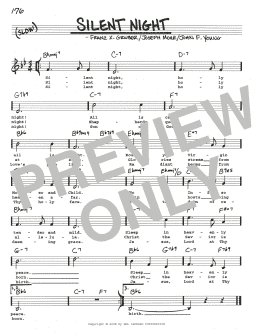 page one of Silent Night (Real Book – Melody, Lyrics & Chords)