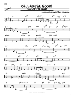 page one of Oh, Lady Be Good! (Real Book – Melody & Chords)