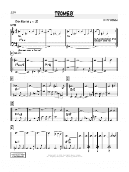 page one of Tromso (Real Book – Melody & Chords)