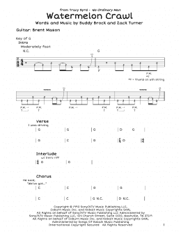 page one of Watermelon Crawl (Guitar Lead Sheet)