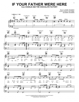 page one of If Your Father Were Here (Piano & Vocal)