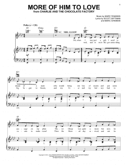 page one of More Of Him To Love (Piano & Vocal)