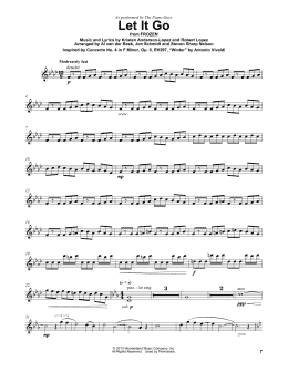 page one of Let It Go (from Frozen) (Violin Solo)