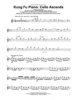 page one of Kung Fu Piano: Cello Ascends (Violin Solo)