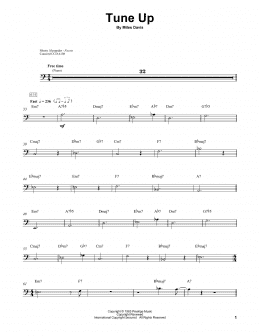 page one of Tune Up (String Bass Transcription)