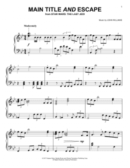page one of Main Title And Escape (Easy Piano)