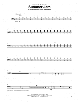 page one of Summer Jam (Cello Solo)