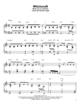 page one of Witchcraft (Piano Transcription)