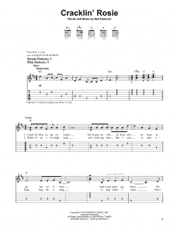 page one of Cracklin' Rosie (Easy Guitar Tab)