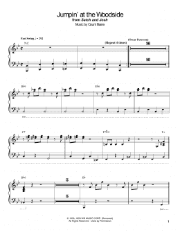 page one of Jumpin' At The Woodside (Piano Transcription)