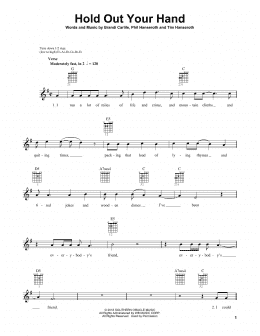 page one of Hold Out Your Hand (Solo Guitar)