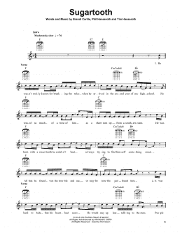 page one of Sugartooth (Solo Guitar)