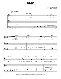 page one of Pink (Piano & Vocal)