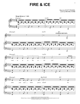 page one of Fire & Ice (Piano & Vocal)