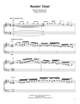 page one of Rockin' Chair (Piano Transcription)