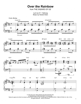 page one of Over The Rainbow (Piano Transcription)