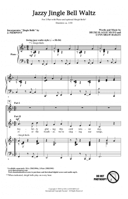 page one of Jazzy Jingle Bell Waltz (2-Part Choir)