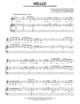 page one of Hello! (Piano & Vocal)