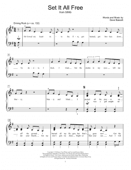 page one of Set It All Free (from Sing) (arr. Mona Rejino) (Educational Piano)