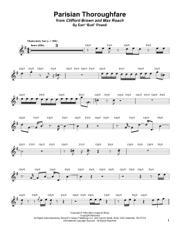 page one of Parisian Thoroughfare (Trumpet Transcription)