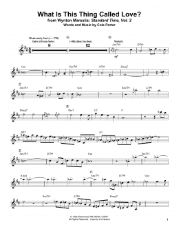page one of What Is This Thing Called Love? (Trumpet Transcription)