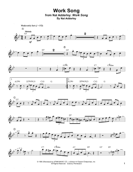 page one of Work Song (Trumpet Transcription)
