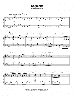 page one of Segment (Piano Transcription)